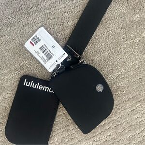 Lululemon Black Mini Pouch + Keychain